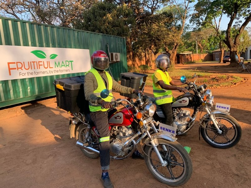 Fruitful Mart Delivery team